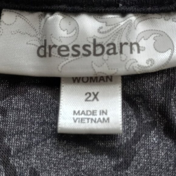 Y2K Dressbarn Royal Blue/Black Whimsigoth Fairy Velvet Burnout Tunic Top Sz 2X - Picture 6 of 7